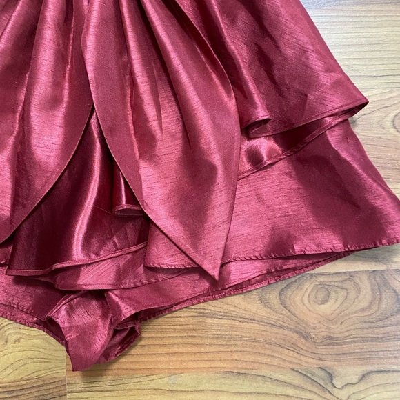 C/MEO Collective Red Methodical Playsuit ruffle halter festive Christmas event M - Picture 7 of 12